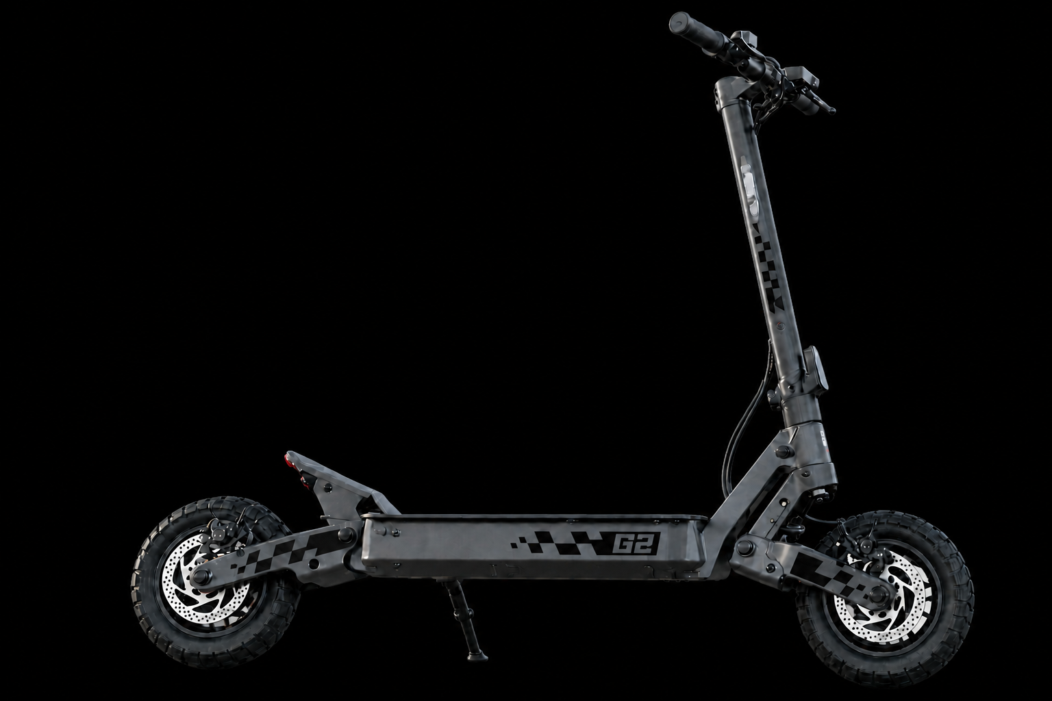G2 scooter rotating with black decals